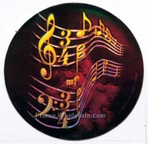 Holographic Mylar - 2" Music