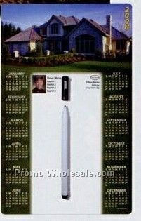 House Custom Photo Profile Calendar Magnetic Memo Board (5"x8")