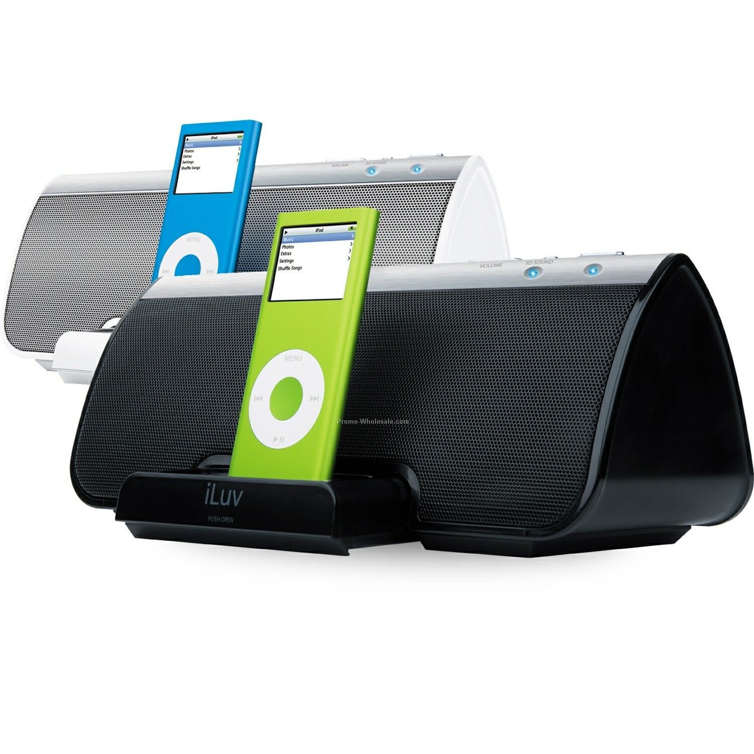 Iluv Stereo Speaker W/ Ipod & Iphone Dock