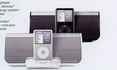 Iluv White Stereo Speaker With Ipod Dock