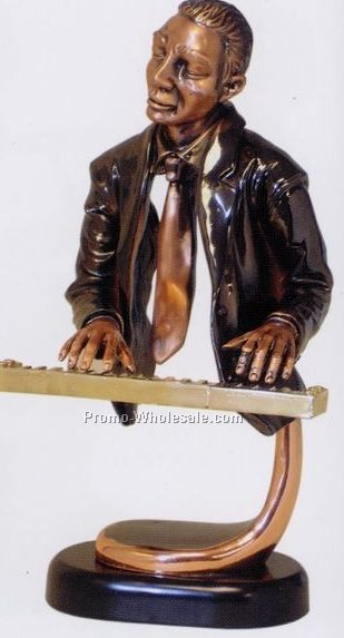 Jazz Keyboard Figurine (Dark Copper Finish)