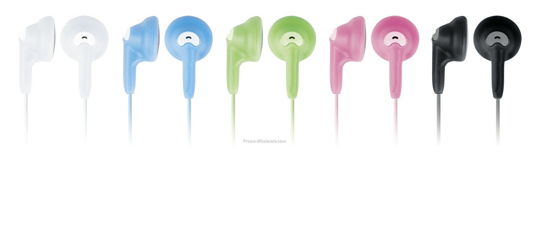 Jwin Bubble Gum Stereo Earphones - White