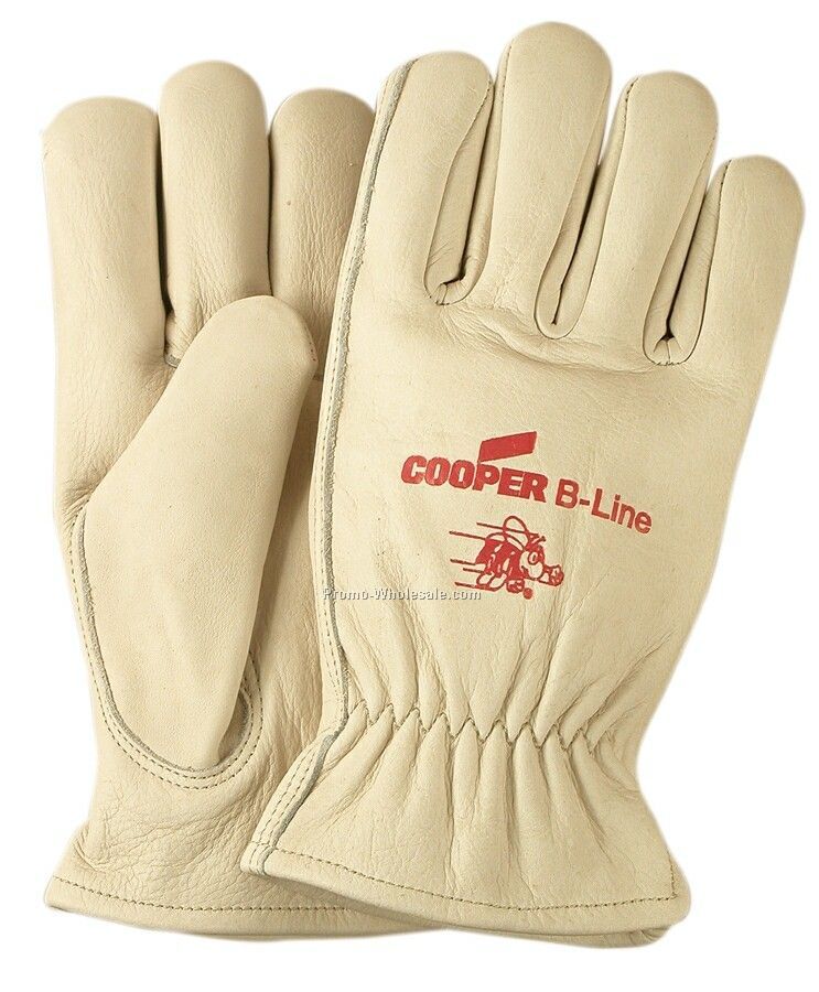 Kid's & Adult Unlined Premium Grain Cowhide Leather Gloves (S-2xl)