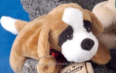 Laying Bean Bag Saint Bernard Dog (8")