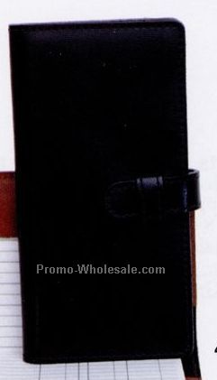 Leather Checkbook Cover W/ Tab Closure (Top Grain)