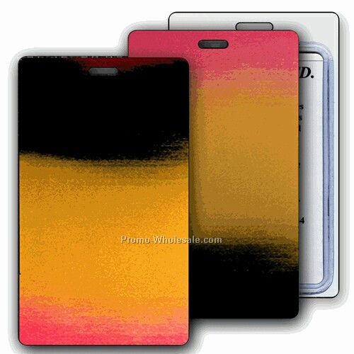 Lenticular Luggage Tags - Stock / Change Colors / Red, Yellow, Black
