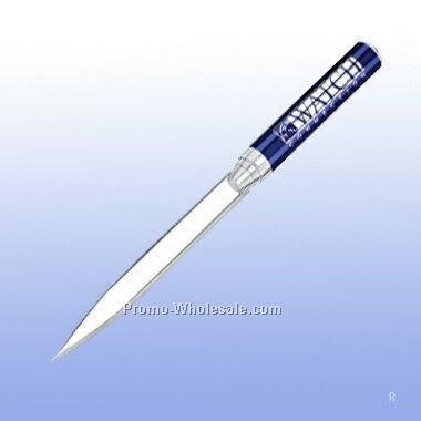 Letter Opener With Chrome Accent (Screened)