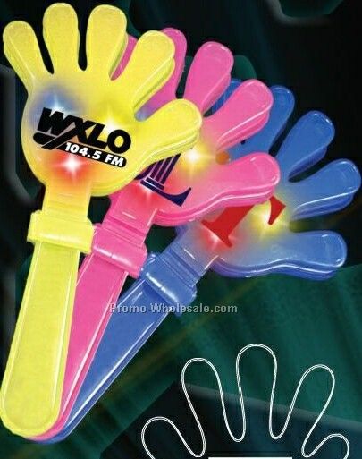 Light Up Flashing Hand Clapper - Assorted