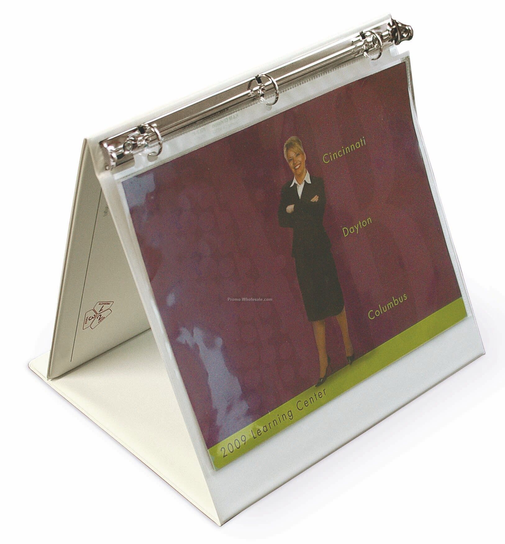 Lip-catch Easel Binder 1/2" Capacity - Foil Stamp