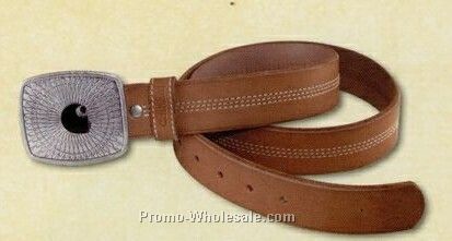 Logo Belt (Xs-xl) Nubuck Brown