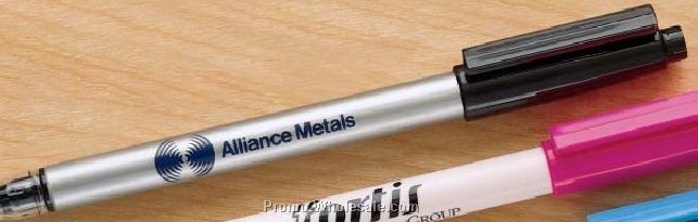 Markliter Chisel/ Fine Point Pen (Silver)