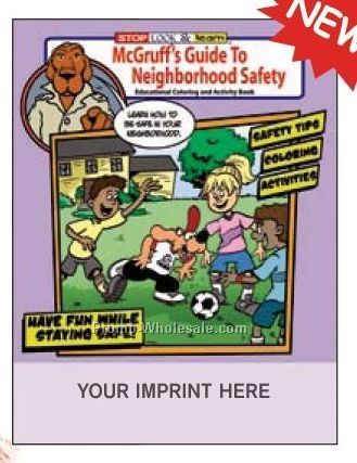 Mcgruff's Guide To Neighborhood Safety Coloring Book Fun Pack