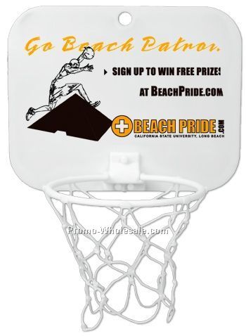Mini Backboard W/ Unimprinted Basketball
