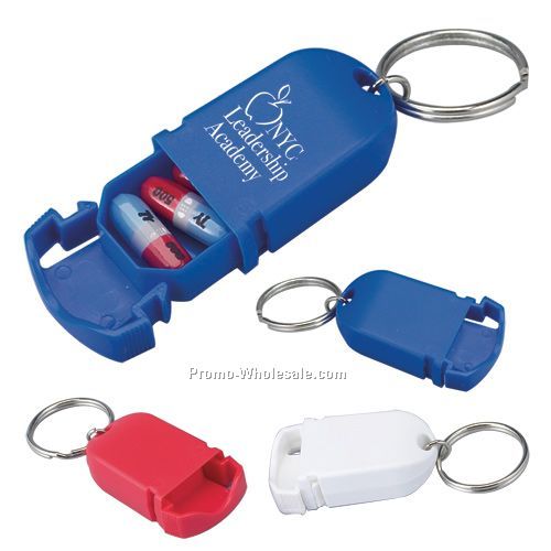 Mini Pill Cutter Keychain