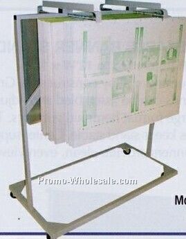 Mobile Plate Rack- 62"x25"x61"