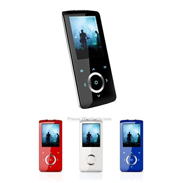 Mp3 Player With 2" Color Lcd, 4 Gb Flash Memory With FM & Touch Pad Control