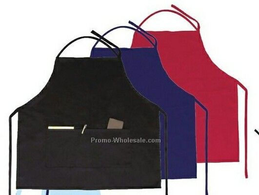 Nylon Apron W/ Adjustable Neck & Waist Ties