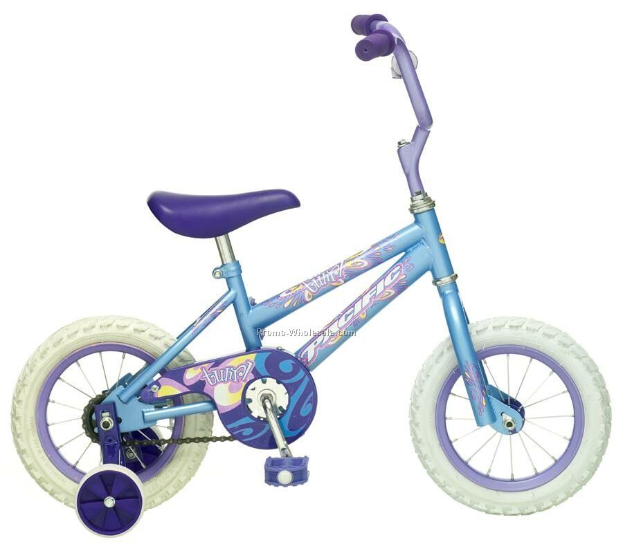 Pacific Cycle 12" Twirl W/ Training Wheels Girl's Bicycle