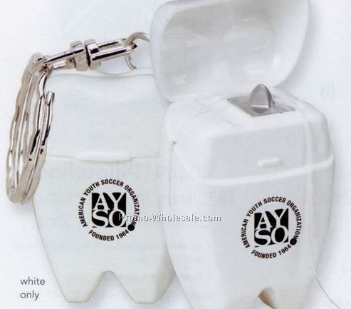 Pillowline Mini Tooth Dental Floss Keychain