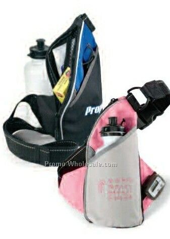 Pink/ Gray Walking Enthusiast Kit With Water Bottle