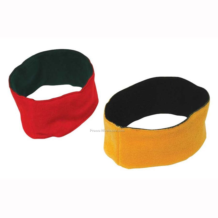 Polar Fleece 2-tone Reversible Promo Headband (One Size)