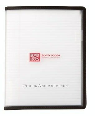 Polypropylene Padfolio W/ 50 Sheet Notepad