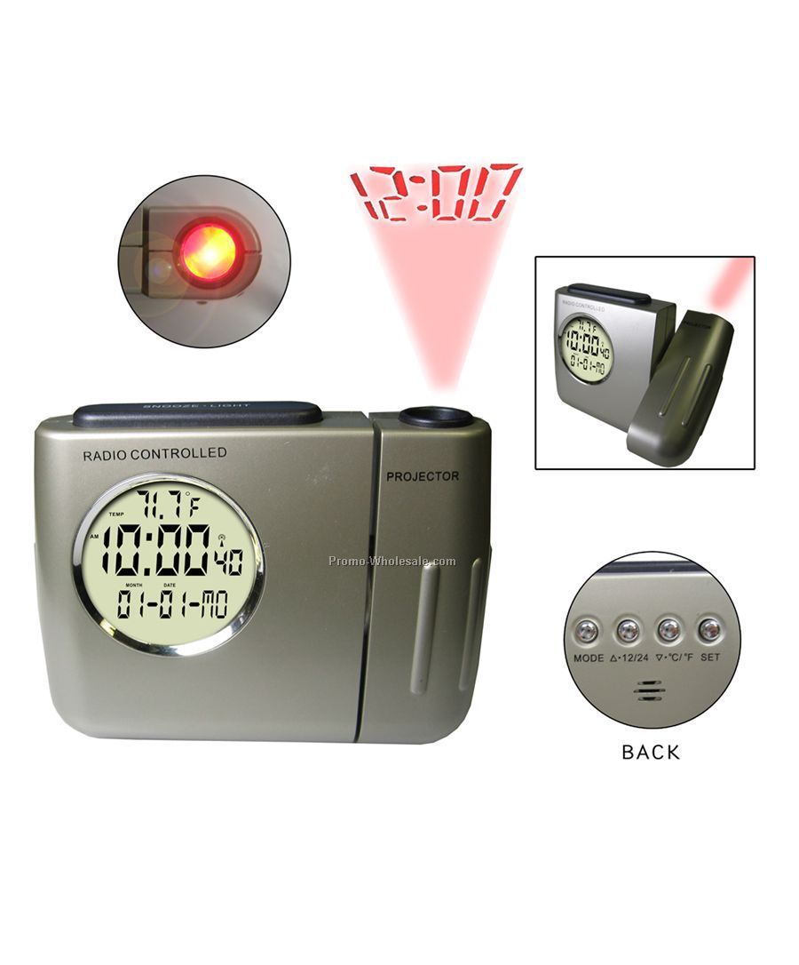 Radio Controlled Digital Projector Clock