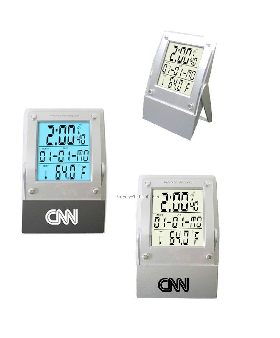 Radio Controlled Easy Touch / Tap Panel Light Up Clock