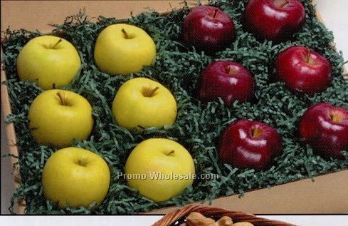 Red & Golden Apple Combo Basket