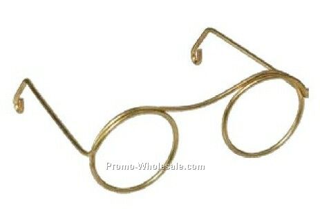 Small Wire Rim Glasses Accessory Not Included W/Animal