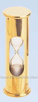 Solid Brass 3-minute Sand Timer (Screened)