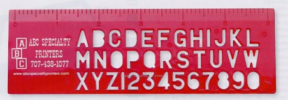 Stencil Ruler (Standard Shipping)
