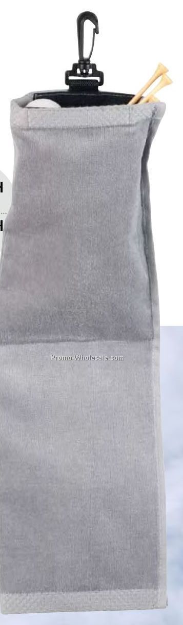 The Trafalgar Pouch Golf Towel With Swivel Hook (Screen Print)