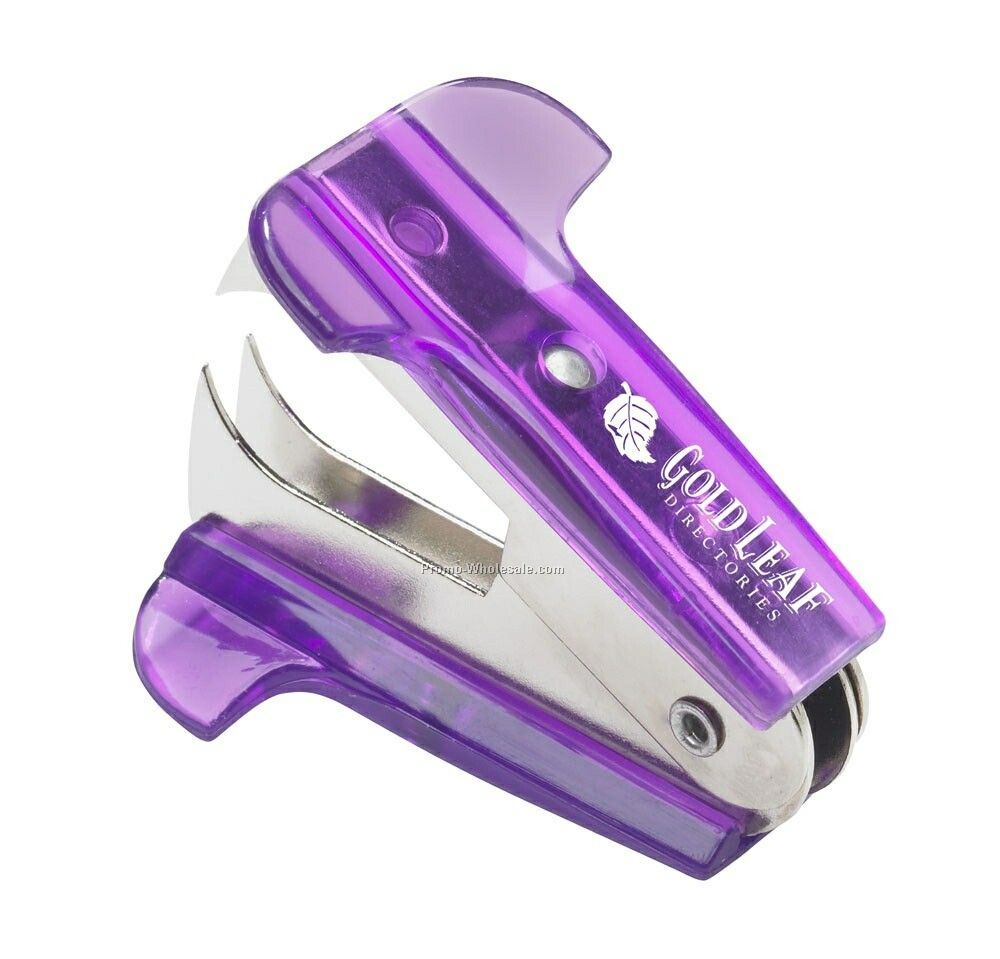 Translucent Grape Purple Jaw Style Staple Remover (Rush)