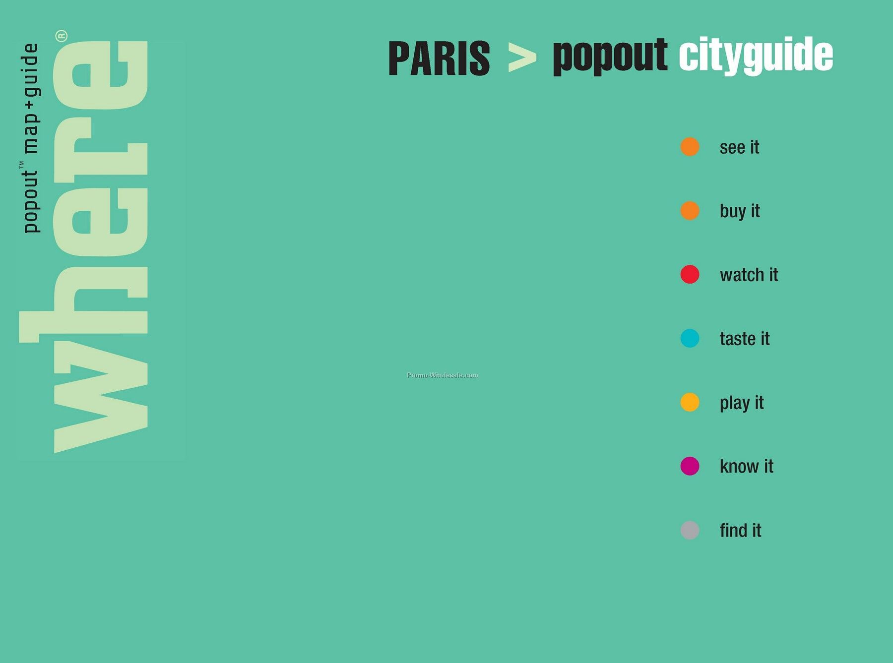 Travel Guides - International Guide Of Paris - Featuring Popout Maps