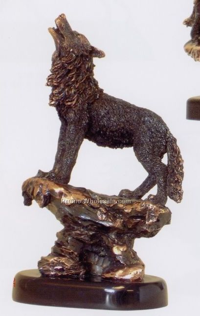 Wolf-On-Rock-Figurine-copper-Finish_2009