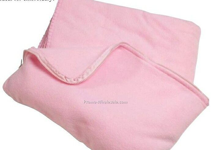 Wolfmark Pink Polyester Fleece Voyager Pillow Case