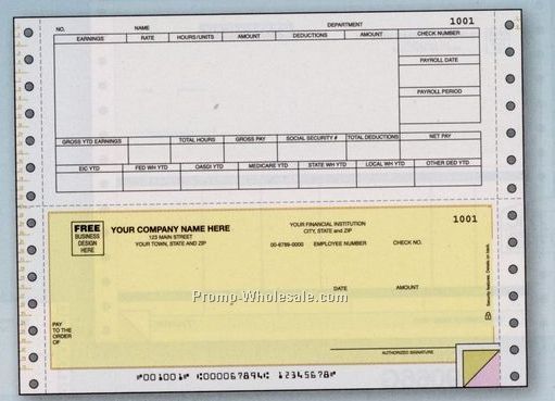 1 Part Accounts Payable Check (Daceasy Compatible)