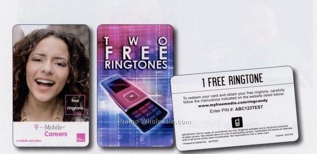 1 Ringtone Card