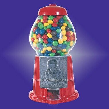 11-1/2" Standing Gumball Machine (Screened)