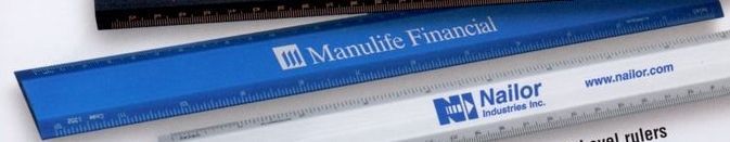 12" Non-slip 2 Bevel Ruler