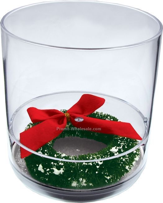 12 Oz. Happy Holidays Compartment Tumbler Cup