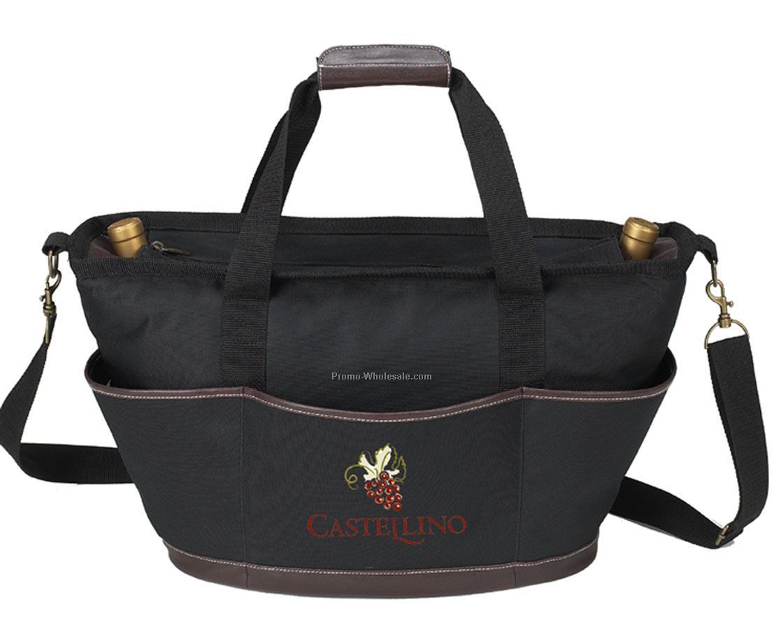 12"x21"x9-1/2" Picnic Basket Cooler Tote