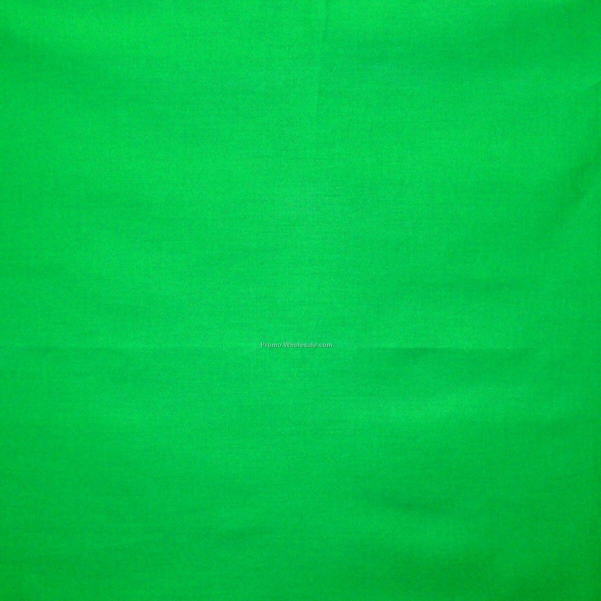 14"x14" Blank Solid Kelly Green Imported 100% Cotton Handkerchiefs