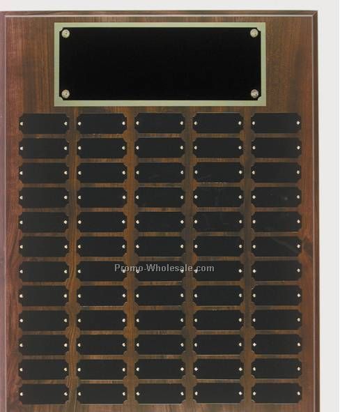 16" X 20" Cherry 60 Plate Perpetual Plaque