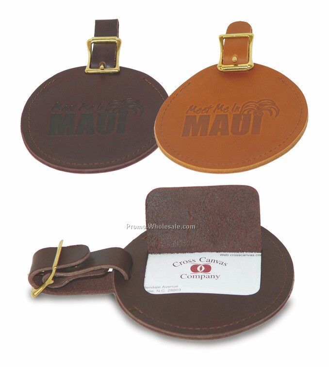 166 Round Luggage Tag