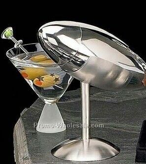 18 Oz. Stainless Steel Martini Shaker With Stand