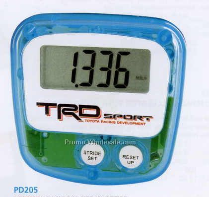 2-3/4"x2-3/4"x1" Multi-function Pedometer (Screened)