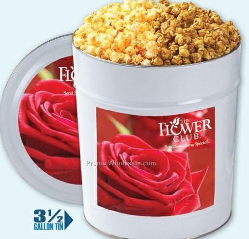 2 Gallon Old Fashion Classic Butter Popcorn Tin