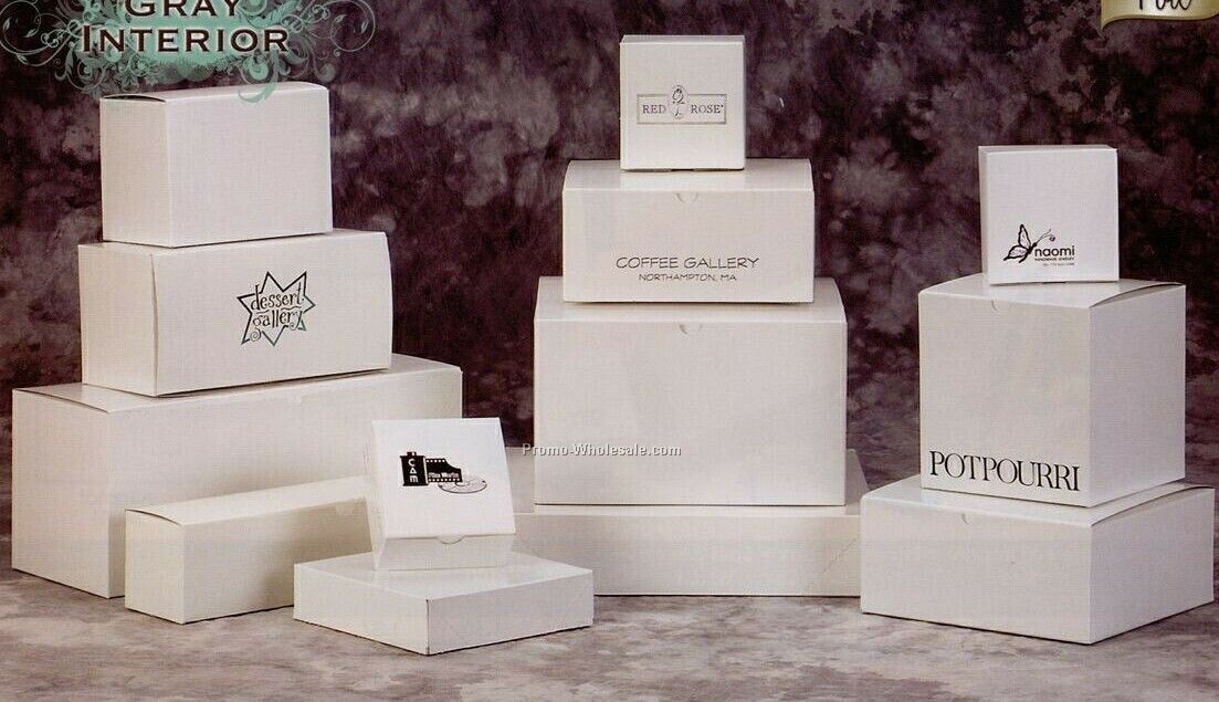 2-piece Pop-up White Gloss Gift Boxes